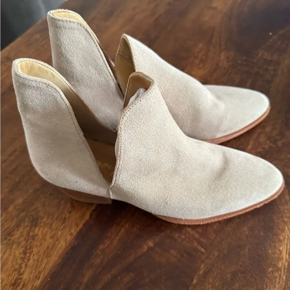 Free People Charm Double V Suede Ankle Boot